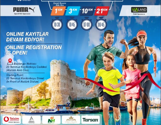 Pasha Group Girne Yarı Maratonu 2025’ İçin Geri Sayım Başladı!