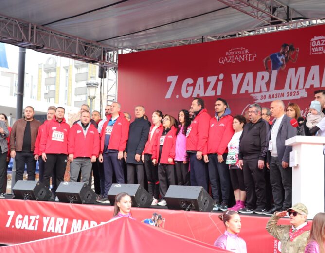 Gazi Yarı Maratonu Gaziantep’te Koşuldu