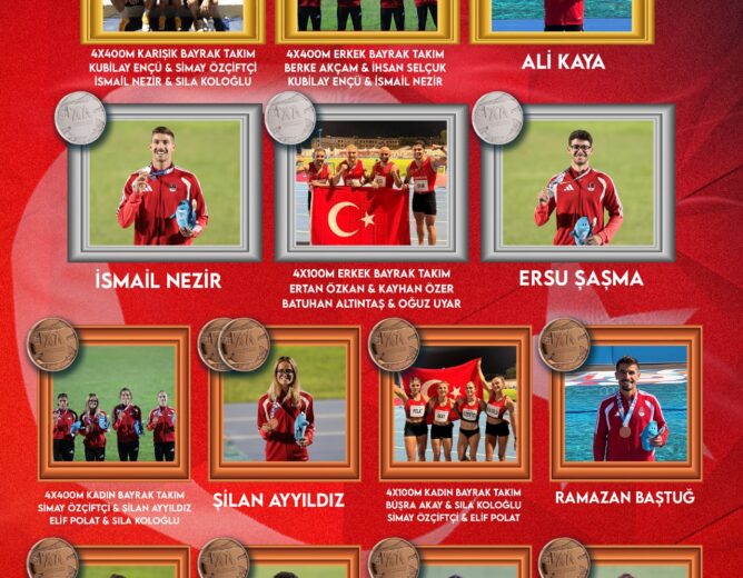 Akdeniz Oyunları’nda 15 madalya kazandık!
